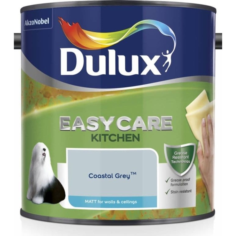 Dulux Easycare Kitchen Matt 2.5L – Coastal Grey
