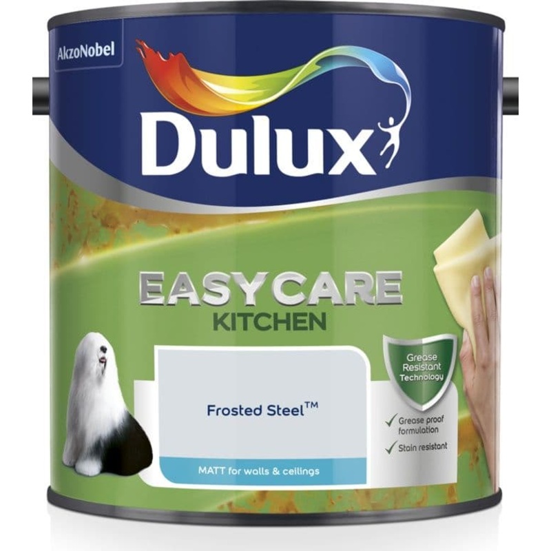Dulux Easycare Kitchen Matt 2.5L – Frosted Steel