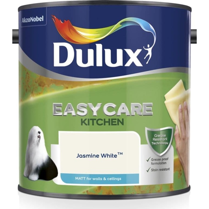 Dulux Easycare Kitchen Matt 2.5L – Jasmine White