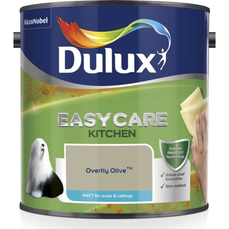 Dulux Easycare Kitchen Matt 2.5L – Overtly Olive