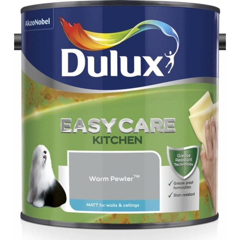Dulux Easycare Kitchen Matt 2.5L – Warm Pewter