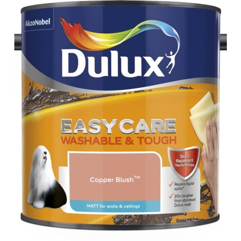 Dulux Easycare Matt 2.5L – Copper Blush