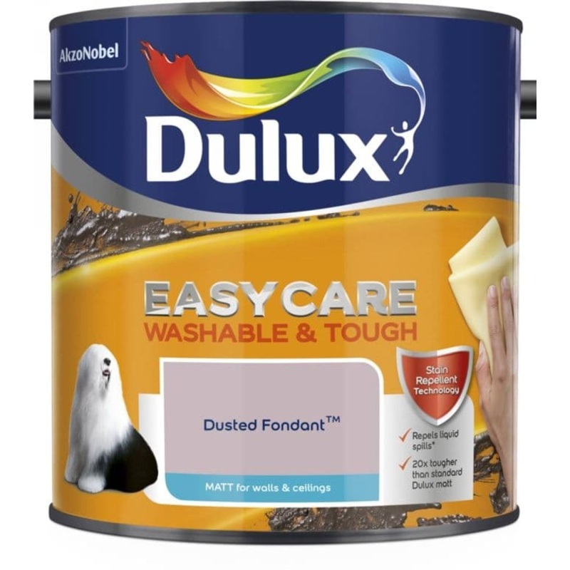 Dulux Easycare Matt 2.5L – Dusted Fondant