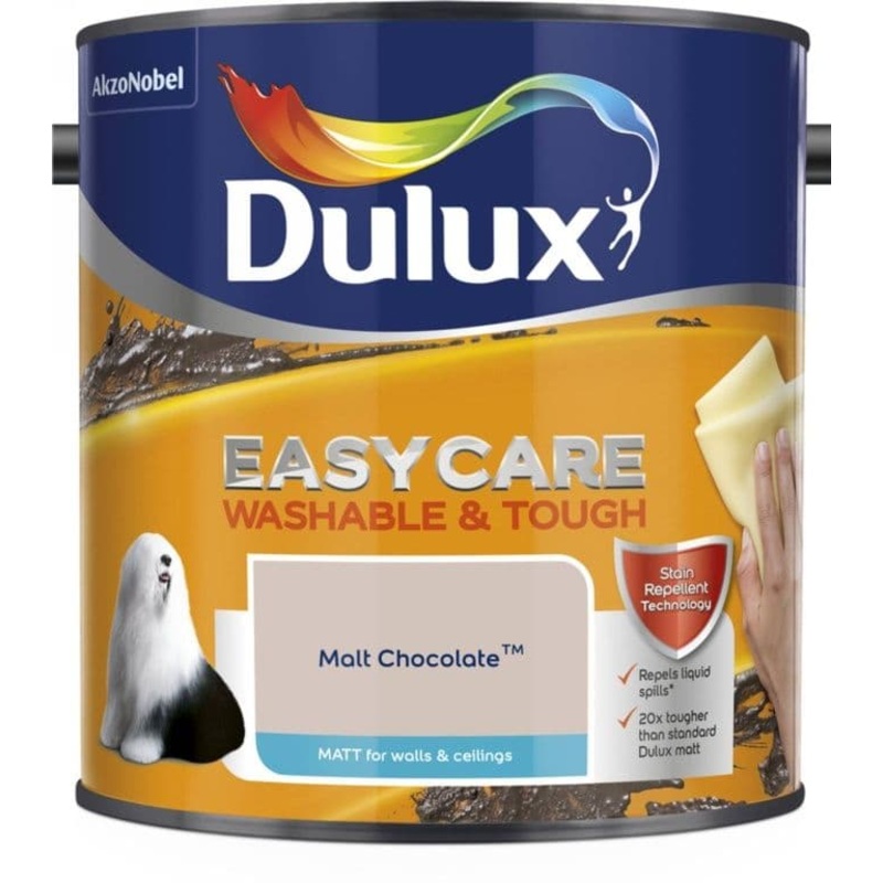 Dulux Easycare Matt 2.5L – Malt Chocolate