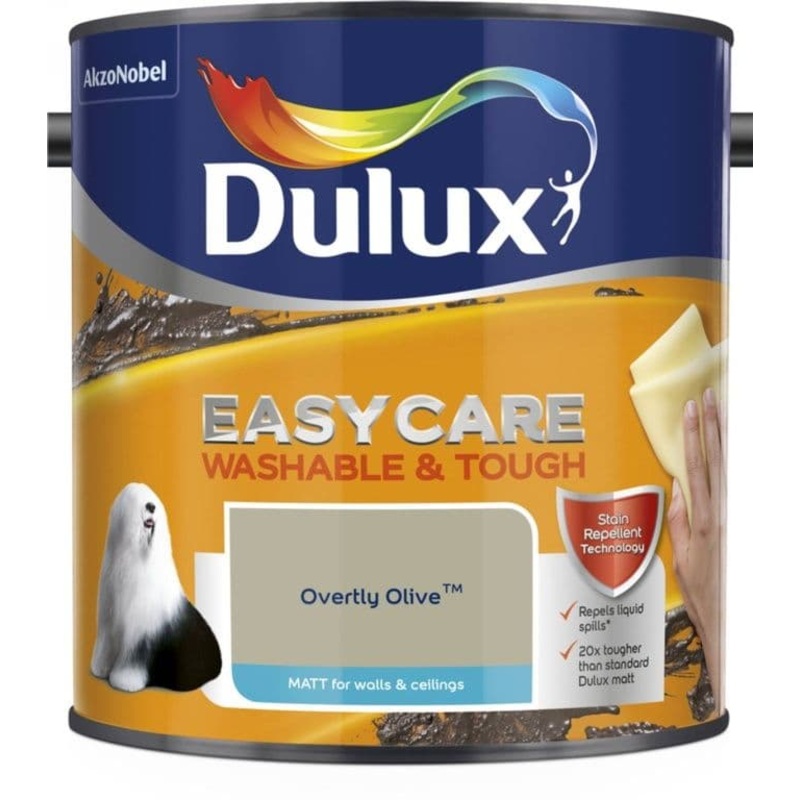Dulux Easycare Matt 2.5L – Overtly Olive