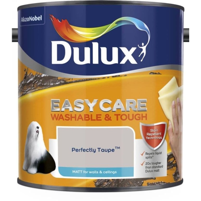 Dulux Easycare Matt 2.5L – Perfect Taupe
