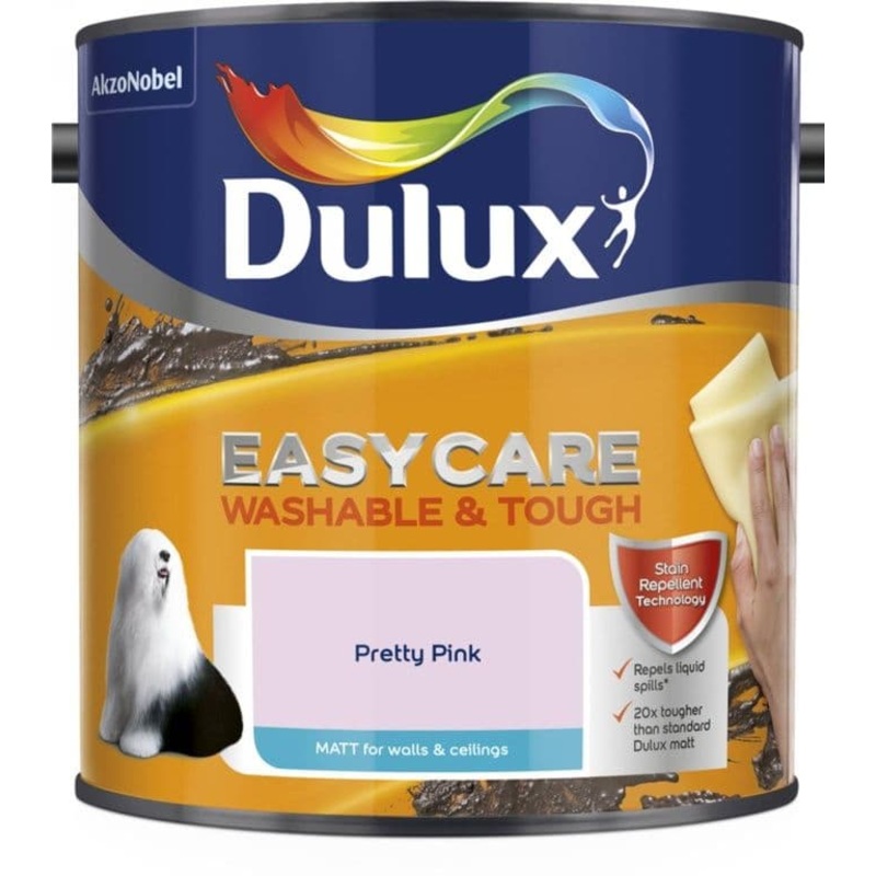 Dulux Easycare Matt 2.5L – Pretty Pink