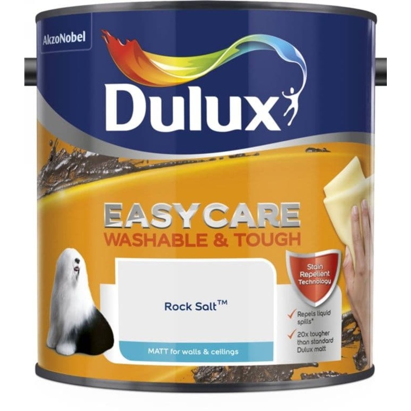 Dulux Easycare Matt 2.5L – Rock Salt