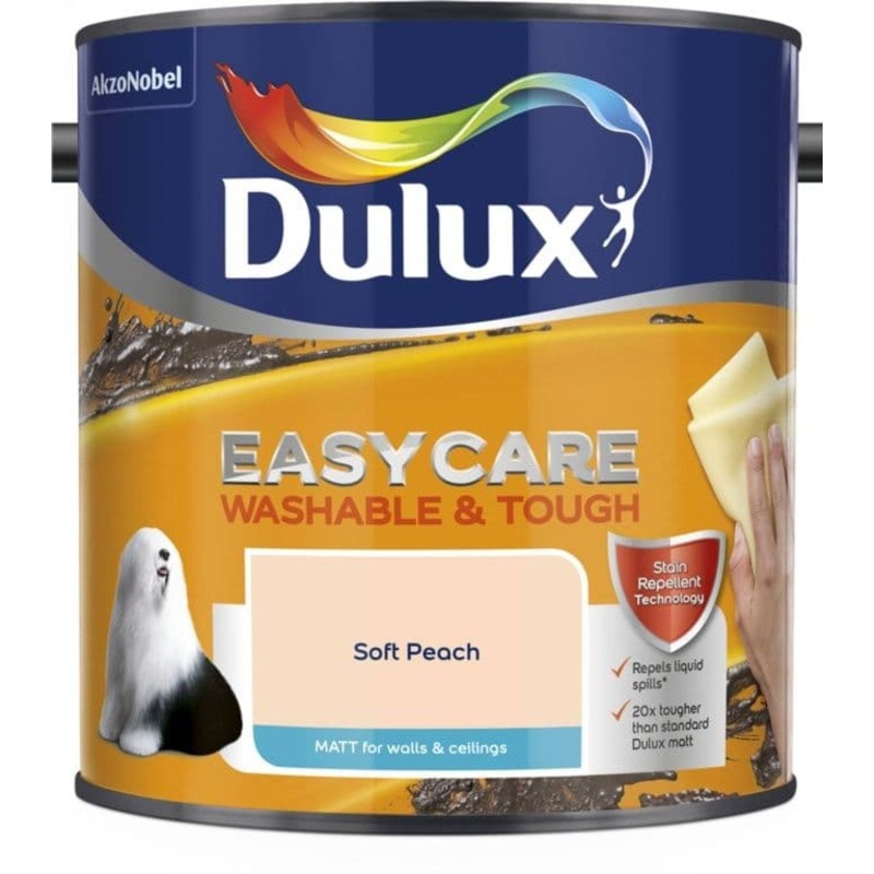 Dulux Easycare Matt 2.5L – Soft Peach