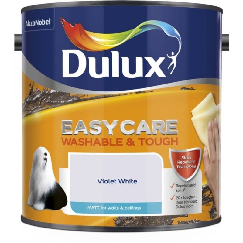 Dulux Easycare Matt 2.5L – Violet White