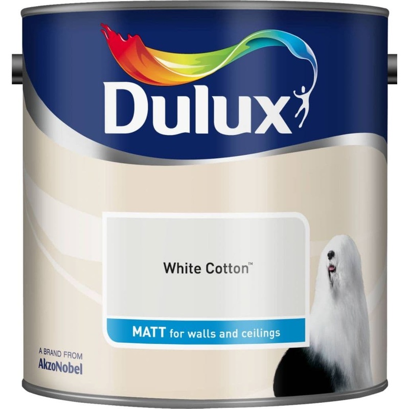 Dulux Matt 2.5L – White Cotton