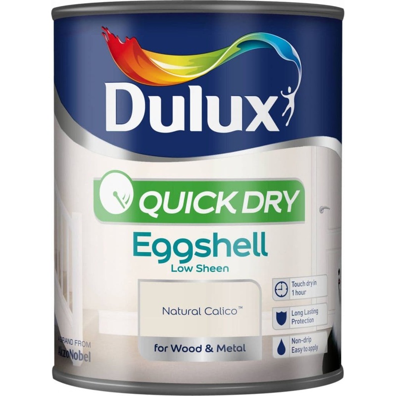 Dulux Quick Dry Eggshell 750ml – Natural Calico
