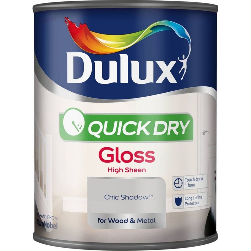 Dulux Quick Dry Gloss 750ml – Chic Shadow