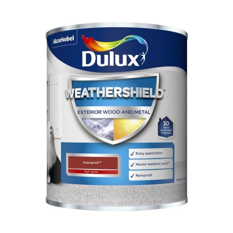 Dulux Weathershield Exterior Gloss 750ml – Monarch
