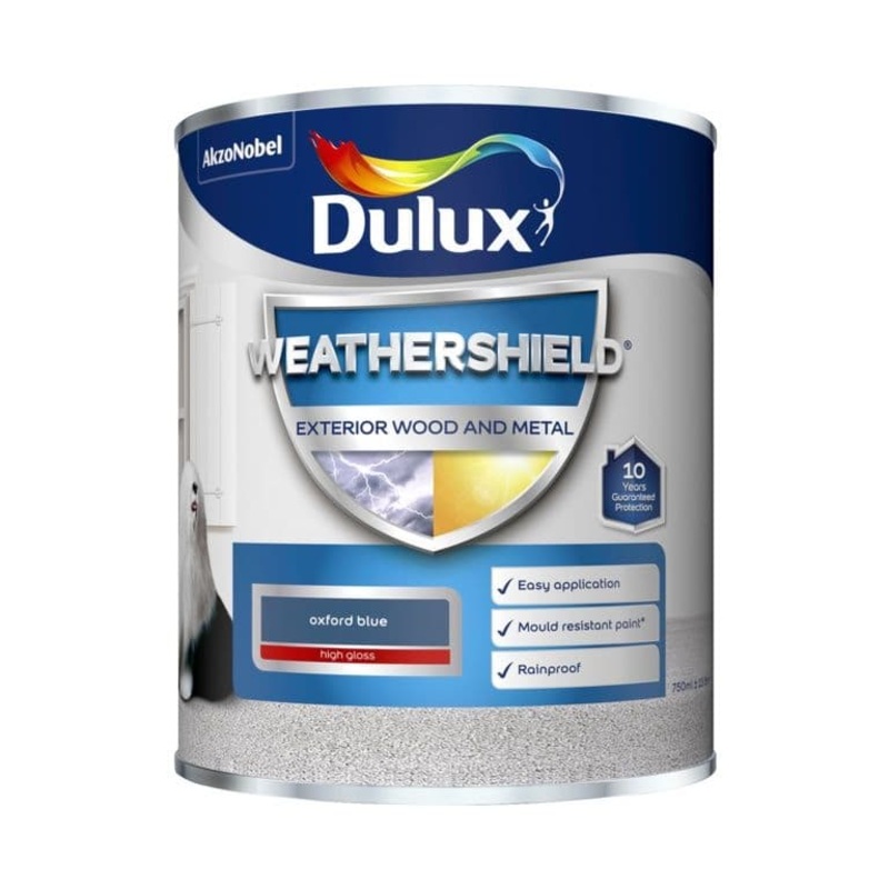 Dulux Weathershield Exterior Gloss 750ml – Oxford Blue