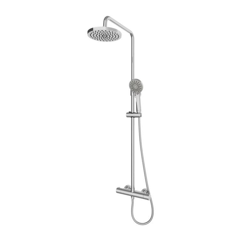 Gainsborough Round Bar Mixer Shower – Chrome