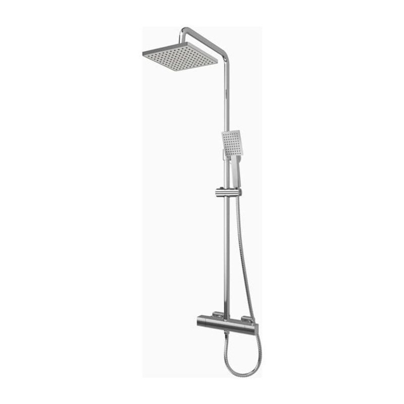 Gainsborough Square Bar Mixer Shower – Chrome