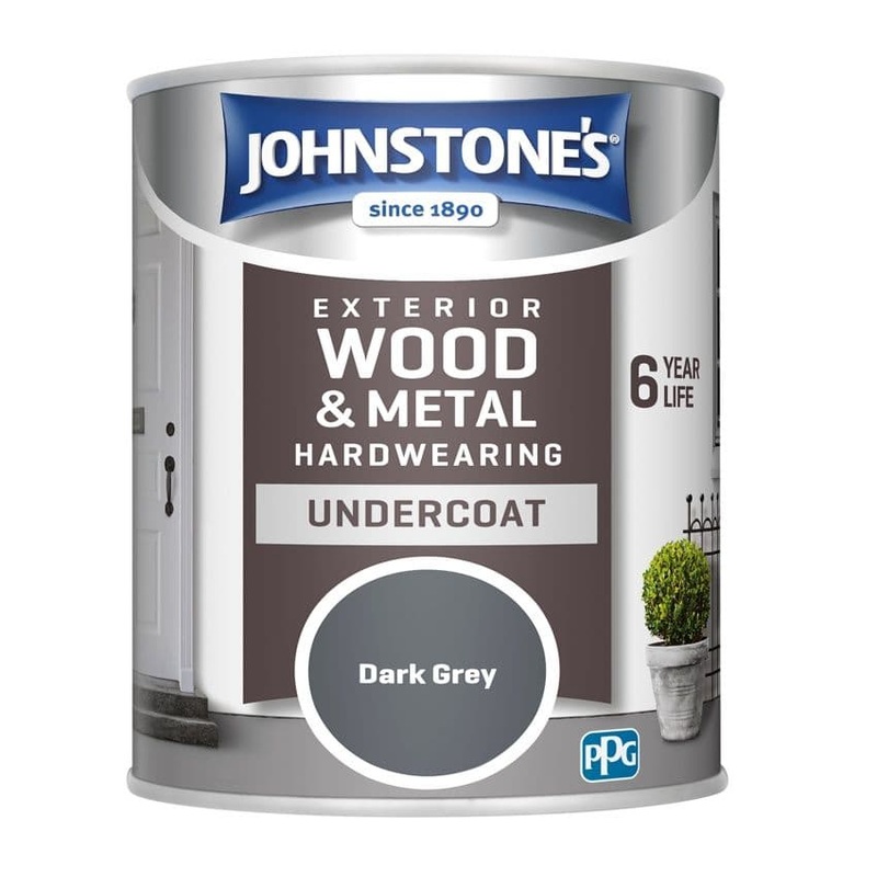 Johnstone’s Exterior Undercoat 750ml – Dark Grey