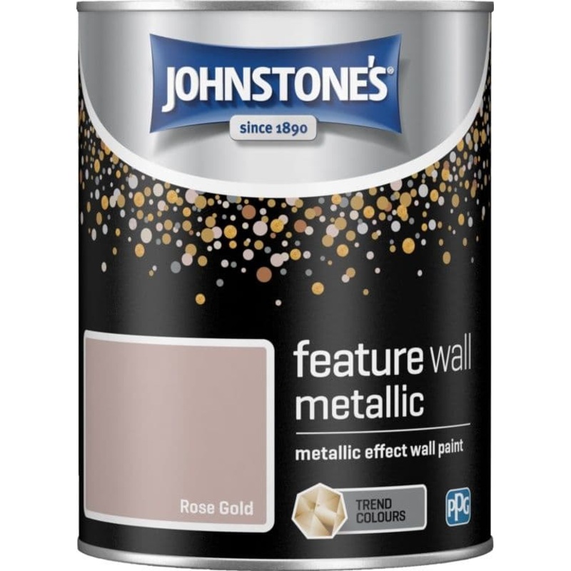 Johnstone’s Feature Wall Metallic 1.25L – Rose Gold