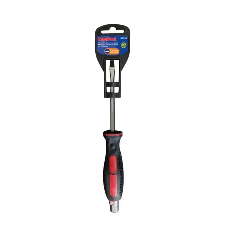 SupaTool Hammer Through Slotted Head Screwdriver – 6.5mm x 100mm