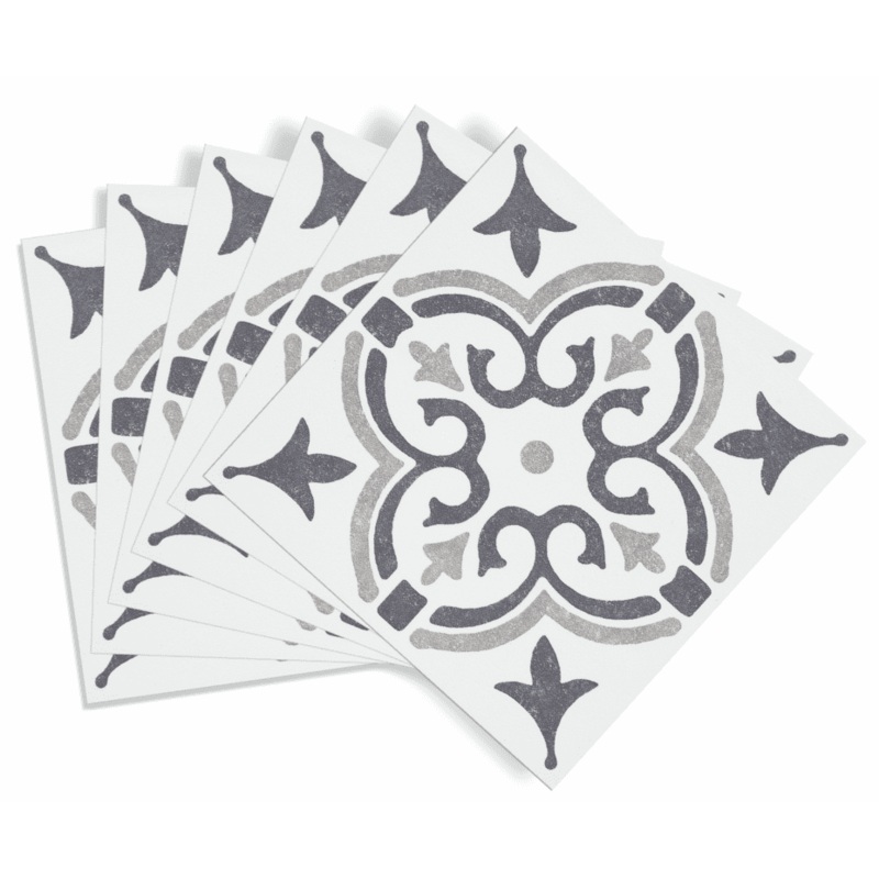 d-c-fix Self Adhesive Wall Tile Jamila Grey – 15cm x 15cm / Pack Of 6