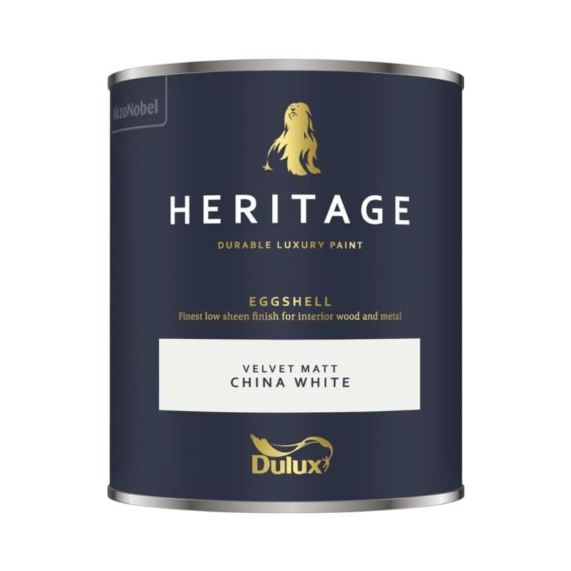 Dulux Heritage Eggshell 750ml – China White