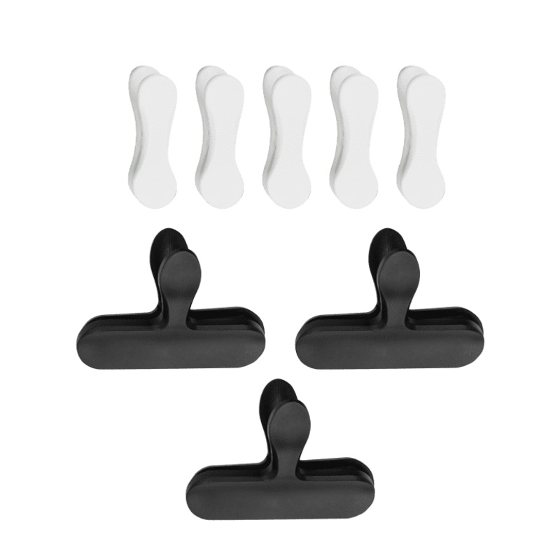 Fackelmann Bag Clips Black & White – Set 8