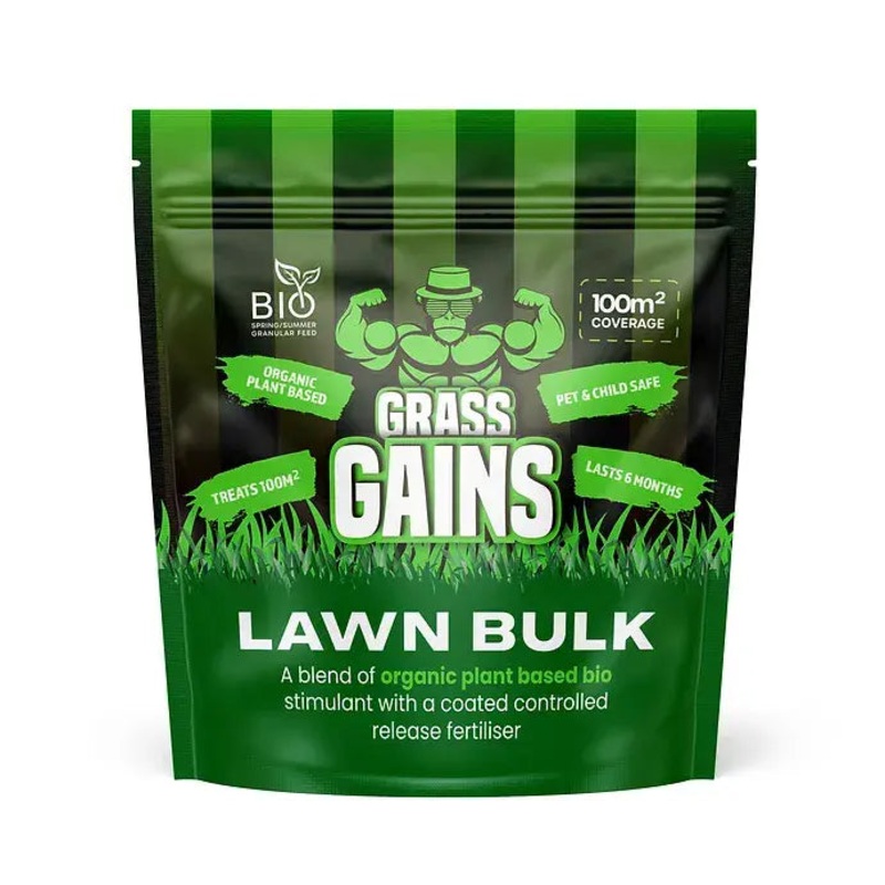 Grass Gains Lawn Bulk (6 month) Fertiliser 2.5KG