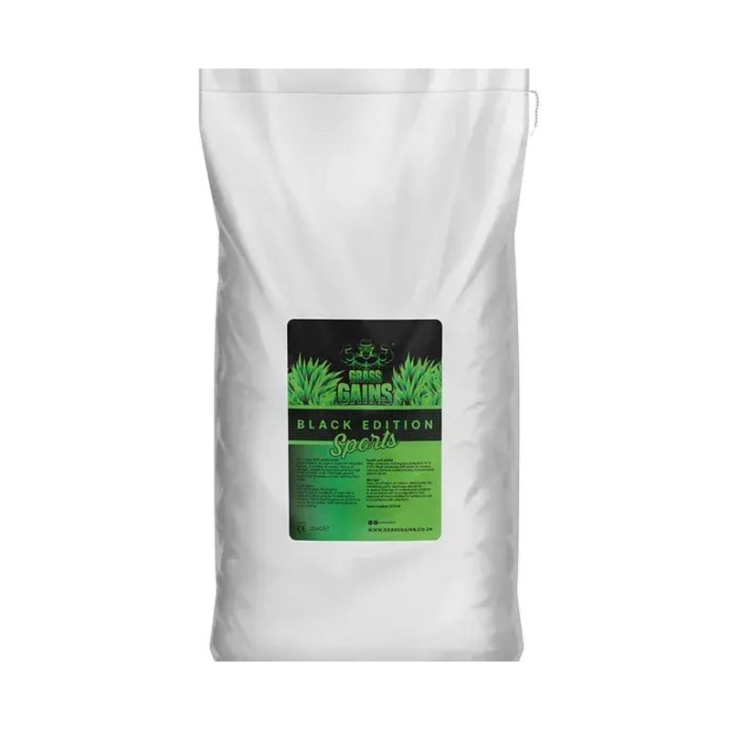 Grass Gains Organic Lawn Bulk (Black Edition) 20KG