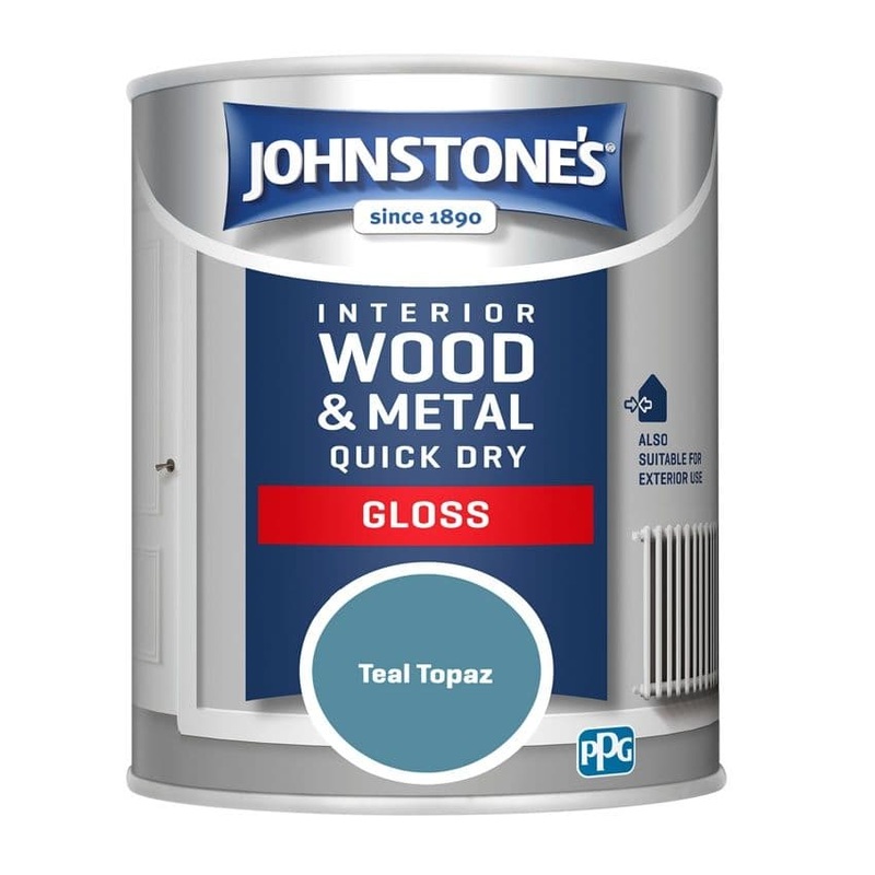 Johnstone’s Quick Dry Gloss – 750ml Teal Topaz