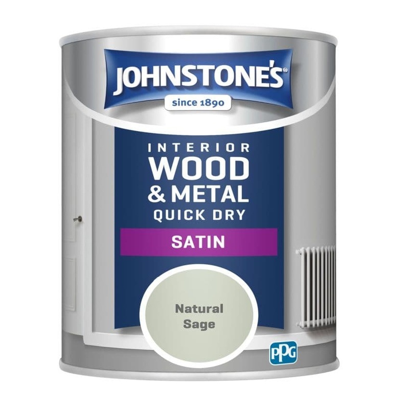 Johnstone’s Quick Dry Satin 750ml – Natural Sage