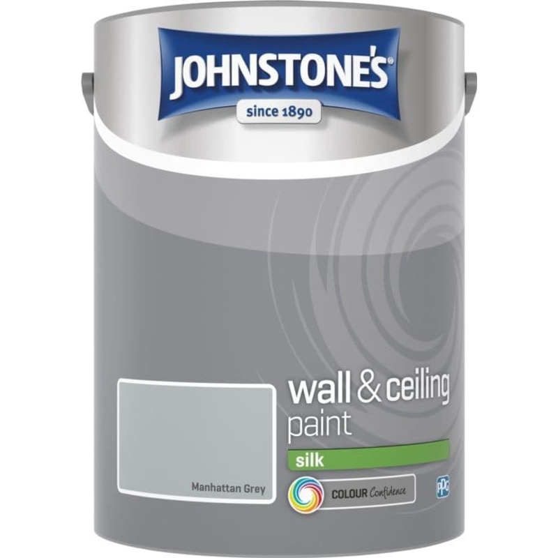 Johnstone’s Wall & Ceiling Silk 5L – Manhattan Grey