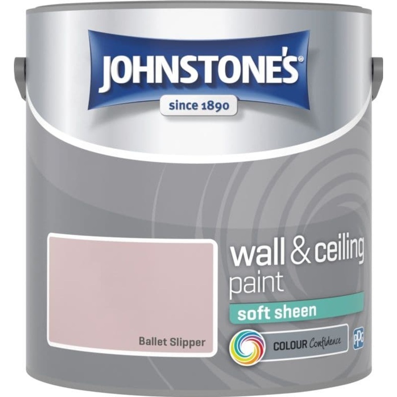 Johnstone’s Wall & Ceiling Soft Sheen 2.5L – Ballet Slipper
