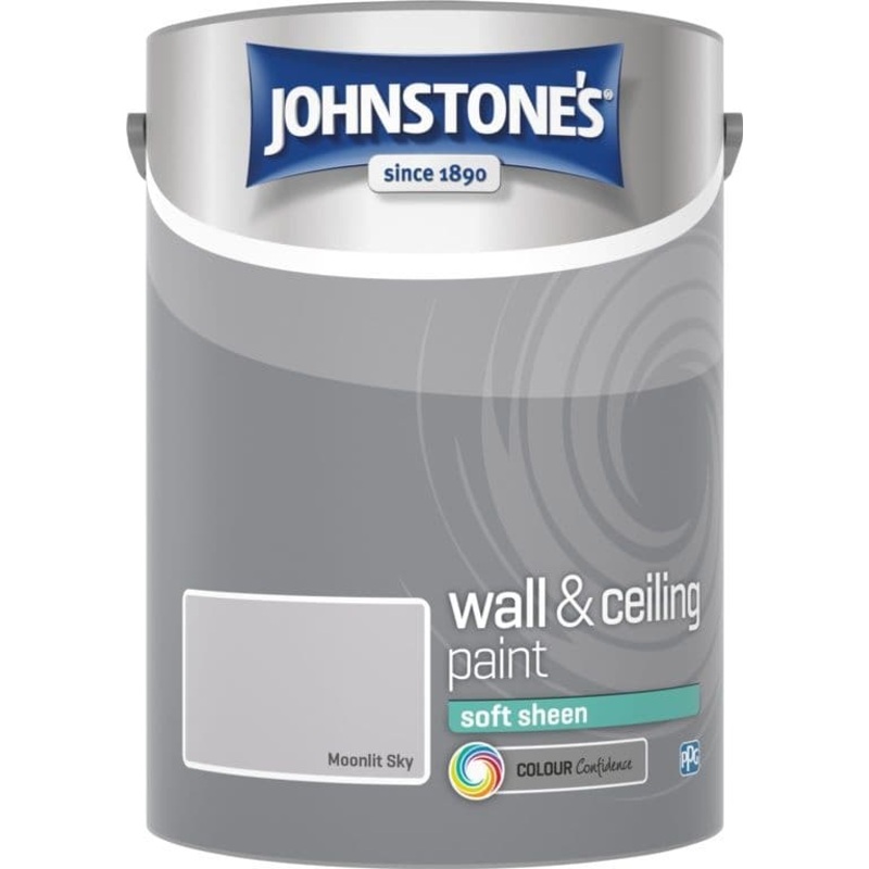 Johnstone’s Wall & Ceiling Soft Sheen 5L – Moonlit Sky