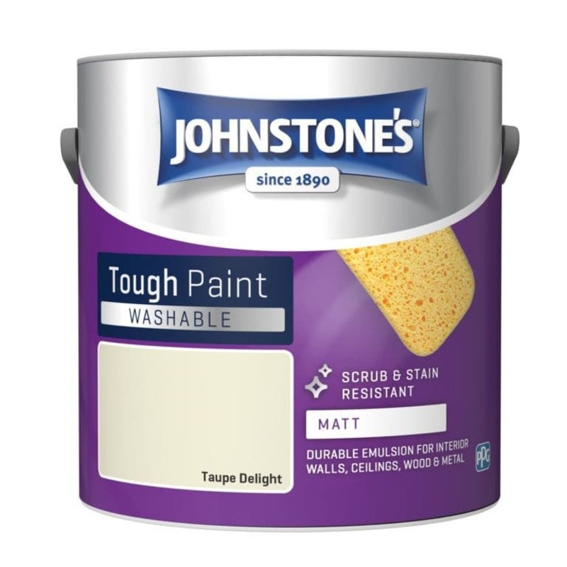 Johnstone’s Washable Matt 2.5L – Taupe Delight