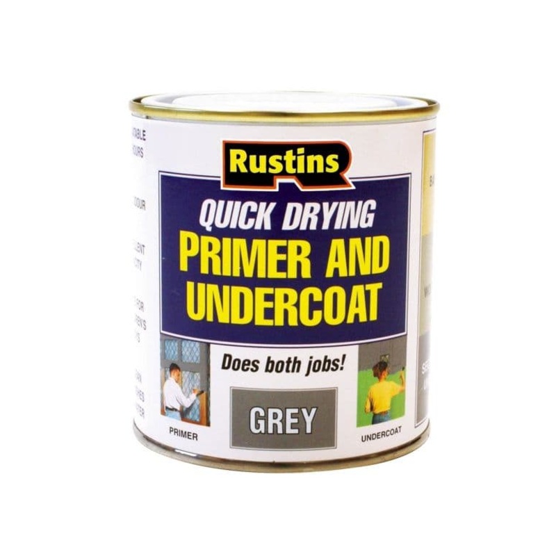 Rustins Grey Primer & Undercoat – 250ml