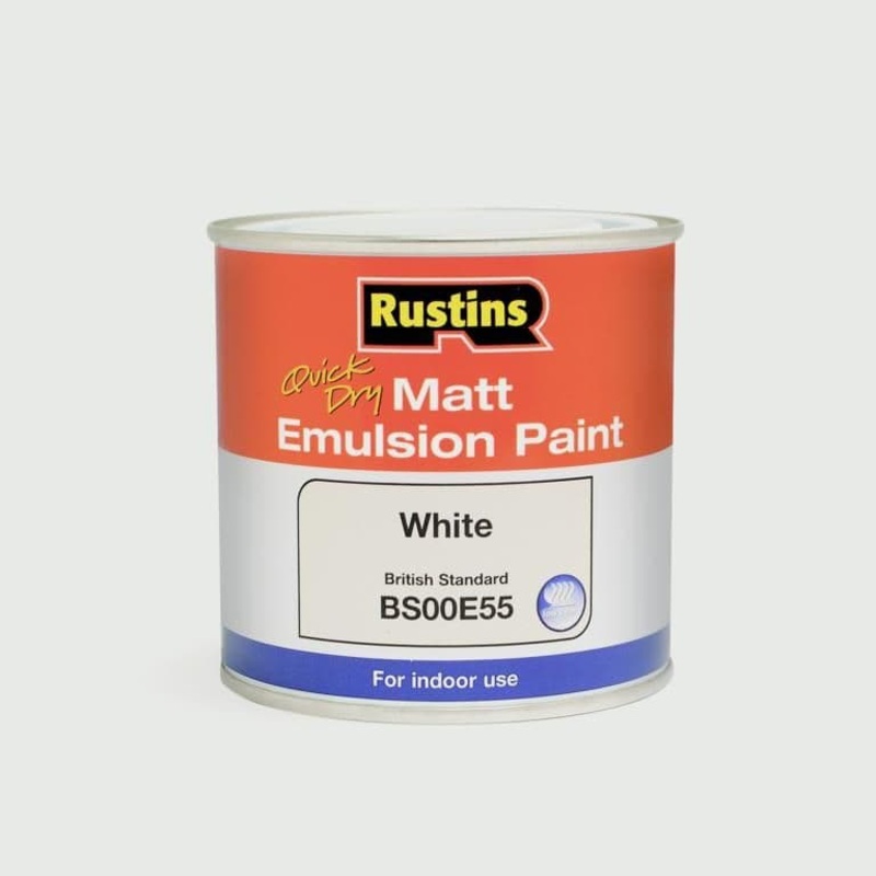 Rustins Matt Emulsion 500ml – White