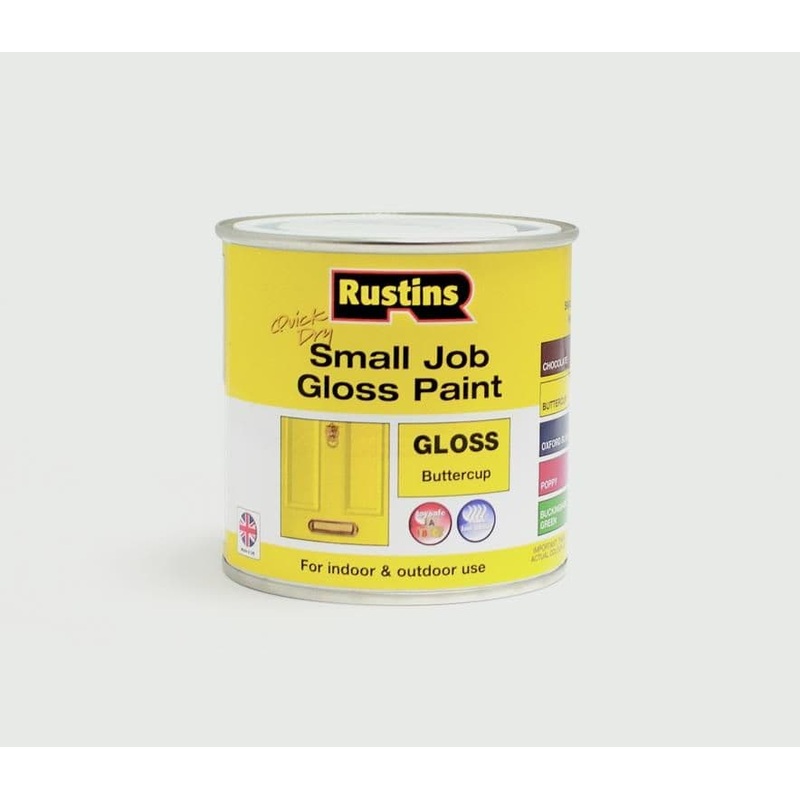 Rustins Quick Dry Small Job Gloss 250ml – Buttercup