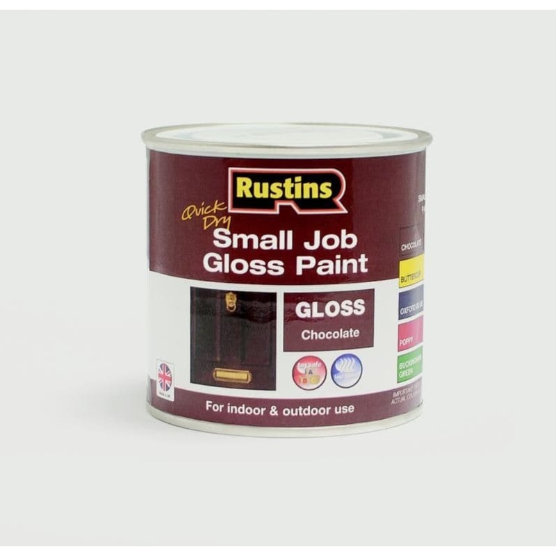 Rustins Quick Dry Small Job Gloss 250ml – Chocolate