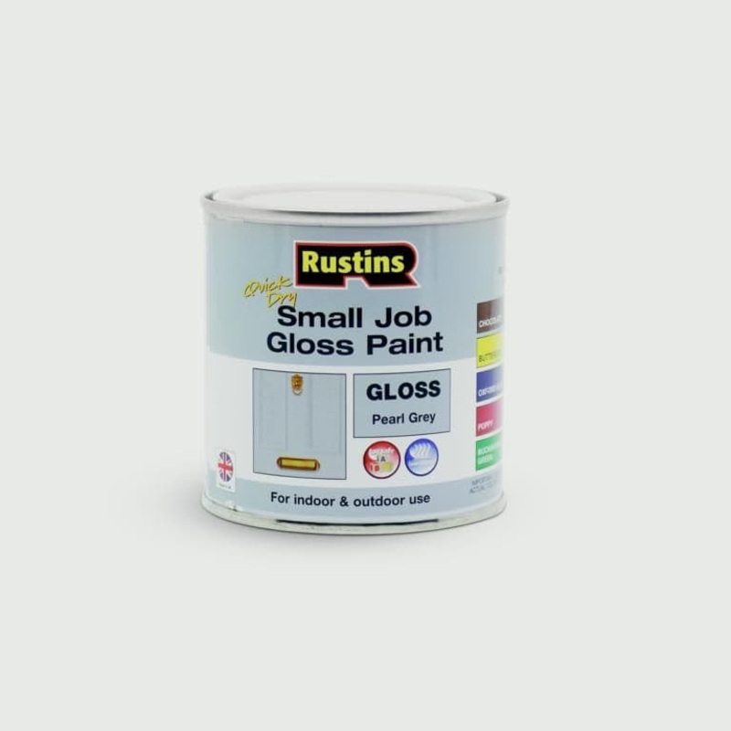Rustins Quick Dry Small Job Gloss 250ml – Pearl Grey