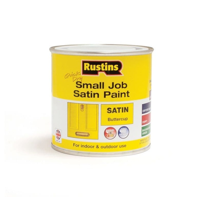 Rustins Quick Dry Small Job Satin 250ml – Buttercup