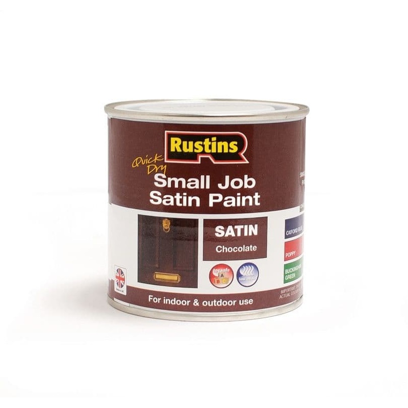 Rustins Quick Dry Small Job Satin 250ml – Chocolate