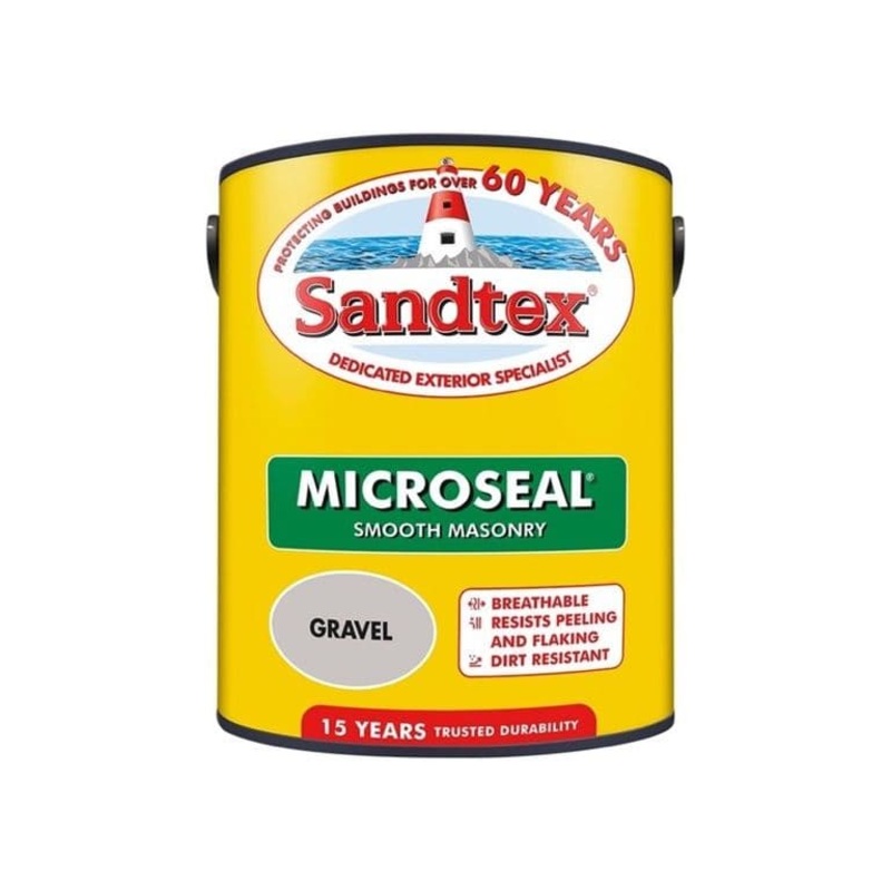 Sandtex Smooth Masonry Paint 5L – Gravel
