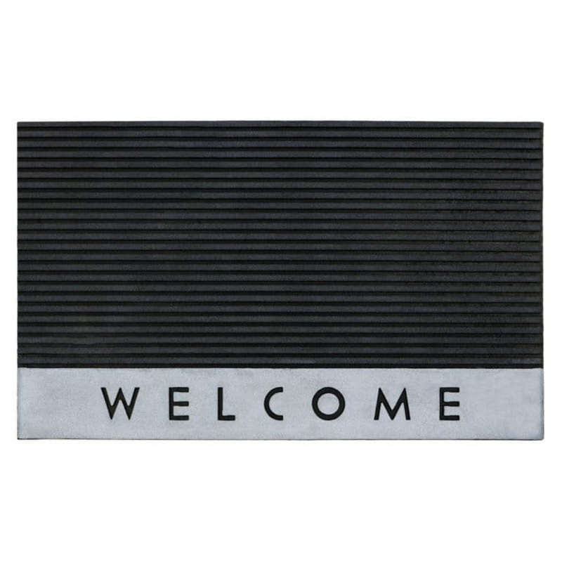 JVL Quartz Welcome Doormat – 47 x 75cm