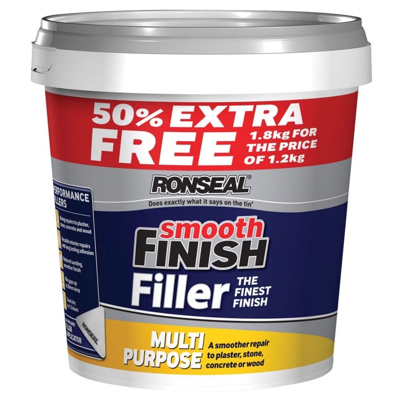 Ronseal Multi Purpose (Ready Mixed) – 1.2kg + 50% Free tub
