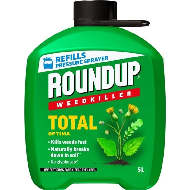 Roundup Total Optima Weedkiller Refill – 5L