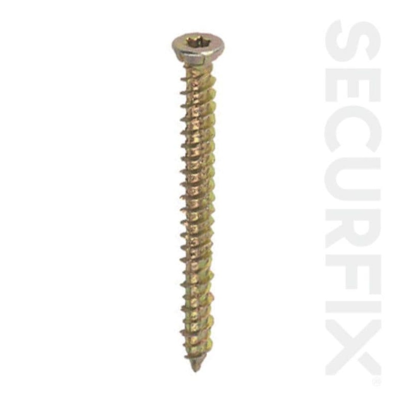 Securfix Concrete Frame Screw 10 Pack – 7.5 x 202mm