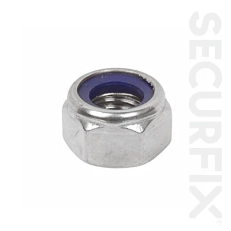 Securfix Nylon locking Nut 50 Pack – M12