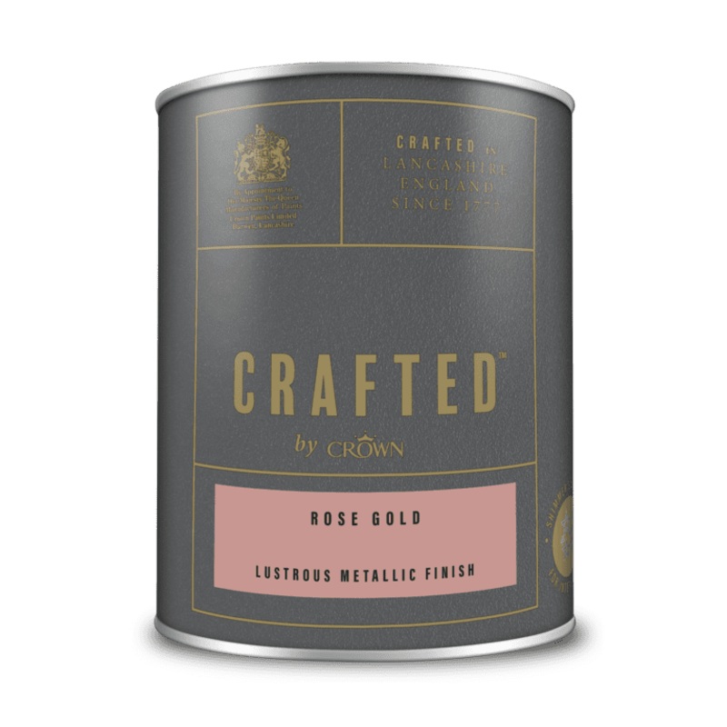 Crown Crafted Lustrous Metallic 1.25L – Rose Gold