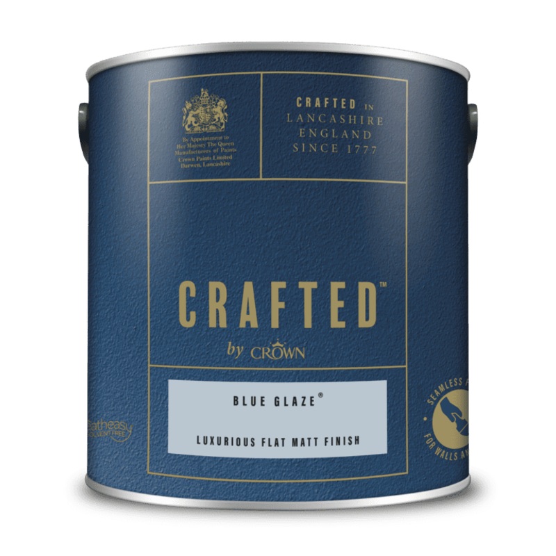 Crown Crafted Luxurious Flat Matt 2.5L – Blue Glaze